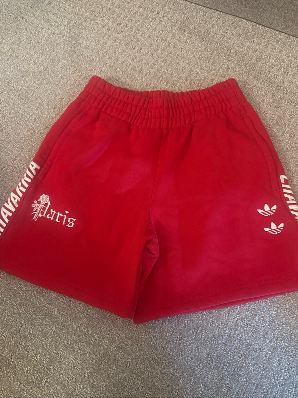 Never worn adidas x Willy Chavarria WC Paris Shorts Red Size S NWT KP4464